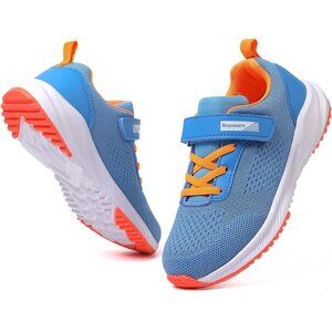 👑Boys Running Athletic Light Blue Sneakers Sport Breathable Tennis Comfort Shoe